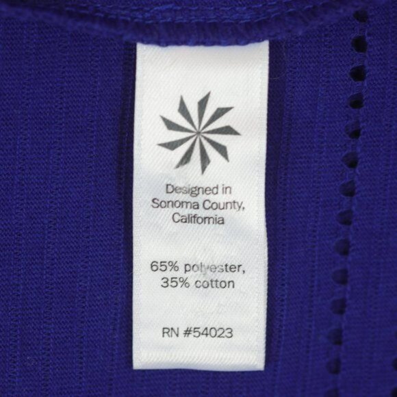 Athleta Limitless Women's XS Purple Scoop Neck Long Sleeve Activewear Top - Picture 8 of 9